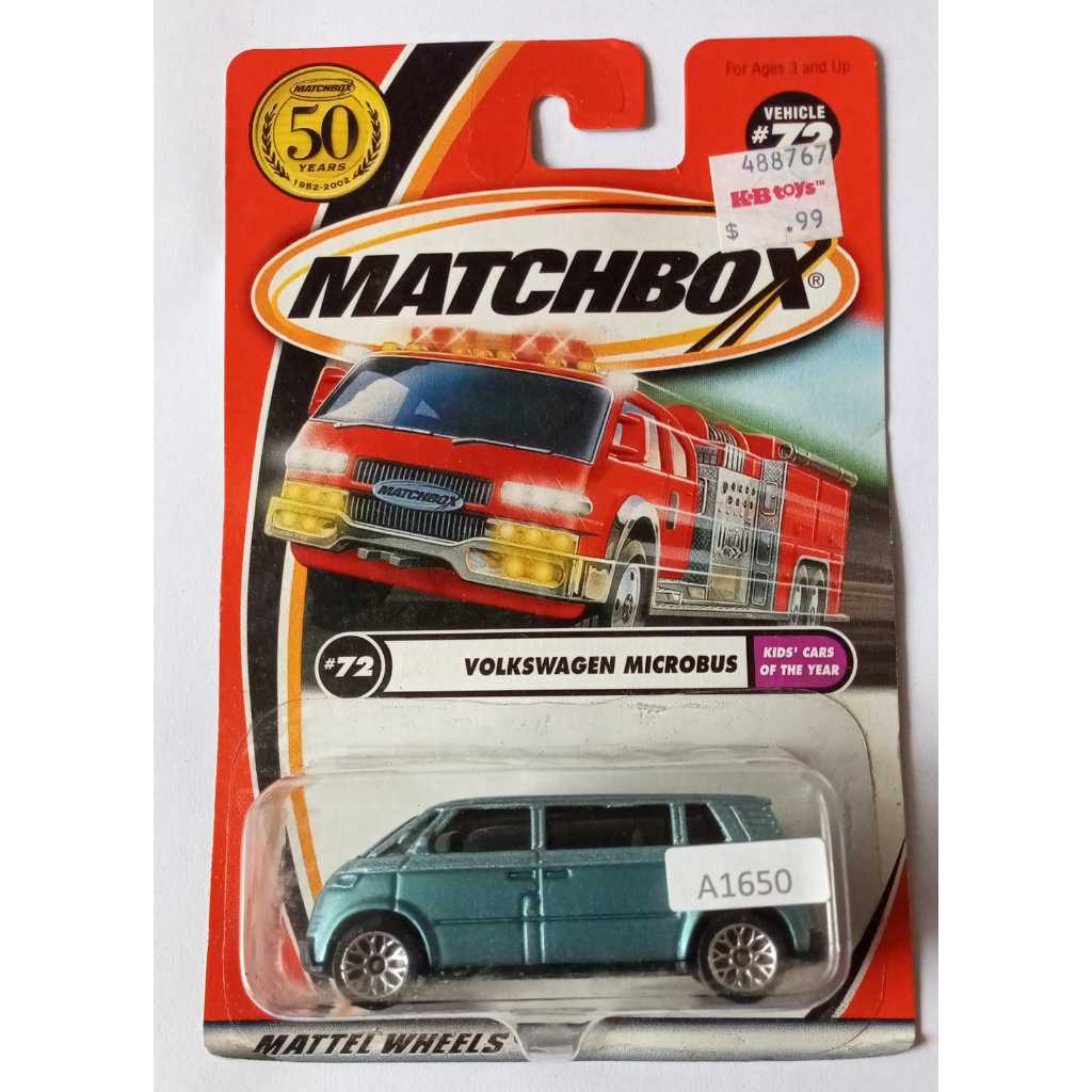 Matchbox - Volkswagen Microbus Blue 50 Years