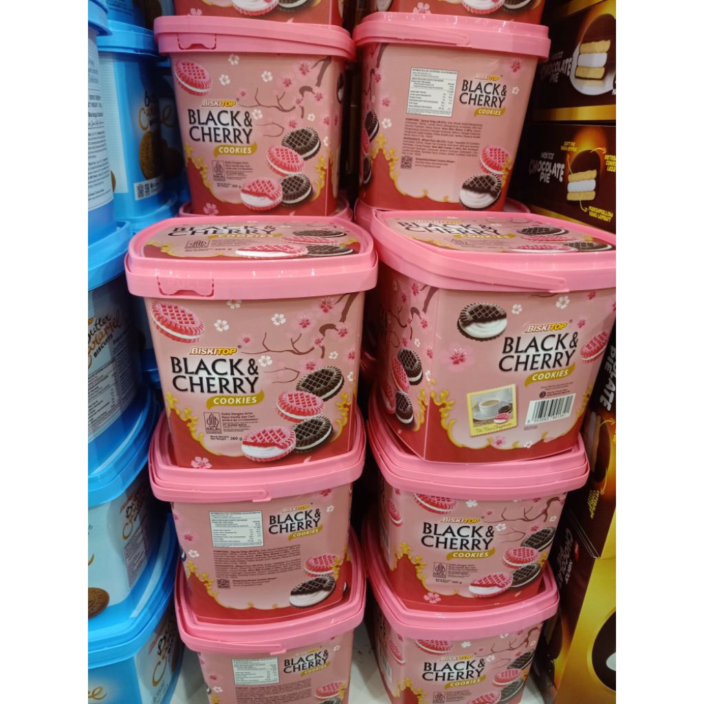 biskitop cookies black n cherry 360g