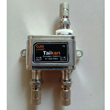 spriter antena tv cabang 2 way spriter signal + dratconnector STOK TERBATAS