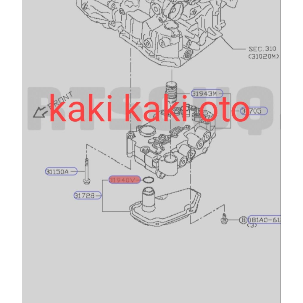 Seal oring matic seal oring cvt oring body valve valev body livina juke evalia