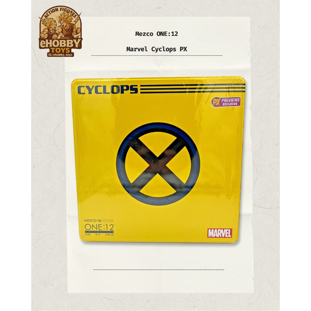 Mezco ONE:12 Collective XMEN Cyclops PX Classic Edition Original MISB