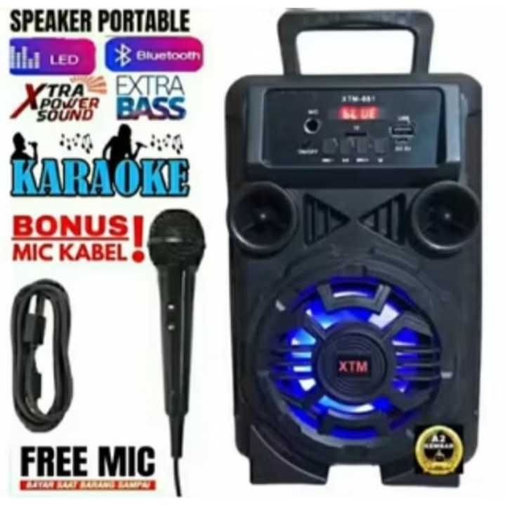 Speaker Portable Bluetooth Karaoke HF-288BT