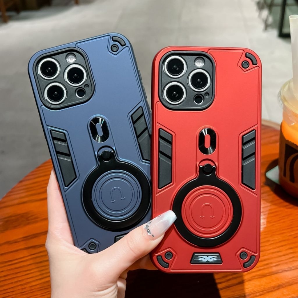 Casing Hp Untuk Oppo F11 Pro F11 - Oppo A16K A16E HardCase Rimg Armor Robot Case Kickstand Hybrid