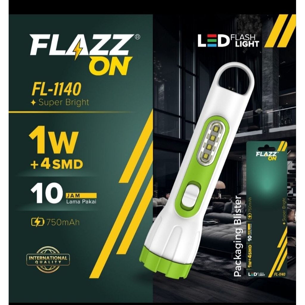 Senter Flazz FL-1140 LED Flash Light Super Bright