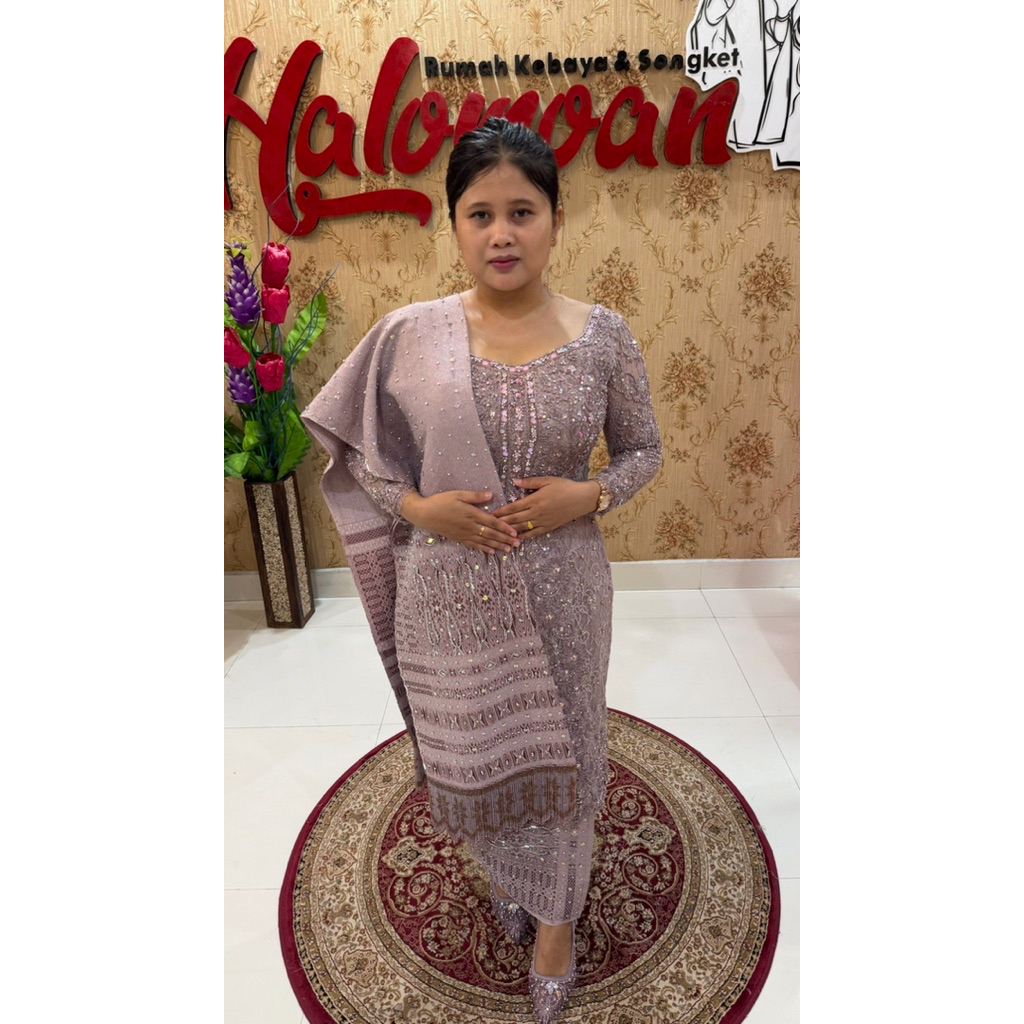 terima siap kebaya pengantin berserta bahannya