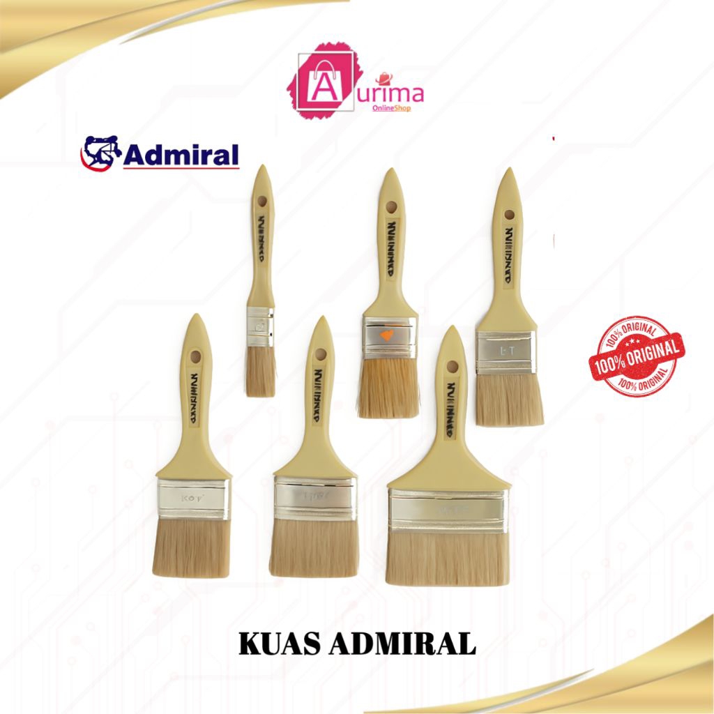 KUAS ADMIRAL KUAS CAT TEMBOK KUAS CAT KAYU KUAS CAT BESI KUAS CAT DINDING BERKUALITAS