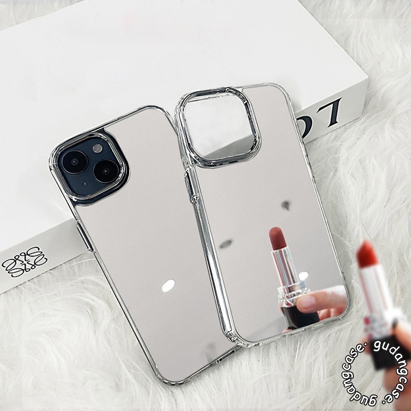 SOFTCASE CLEAR CASE MIRROR HEBE FOR TECNO SPARK GO 1 POP 9 4G 5G CASE CASING SILIKON HP GD