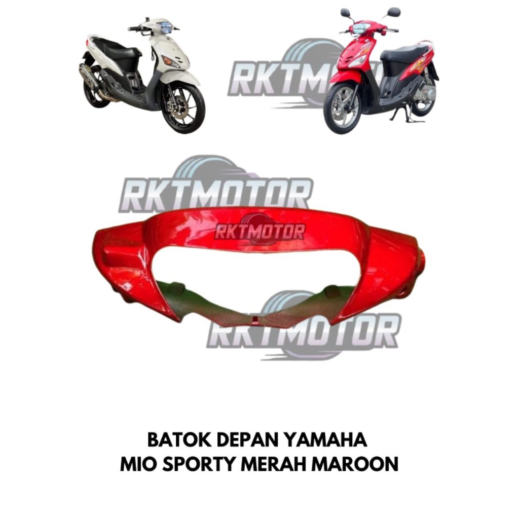 BATOK DEPAN A YAMAHA MIO SPORTY MERAH MAROON // BATOK DEPAN MIO LAMA MIO SPORTY