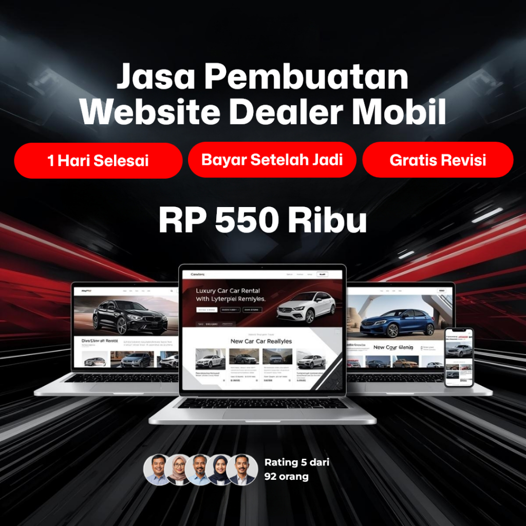 Website Dealer Mobil I Jasa Pembuatan Website Dealer Mobil