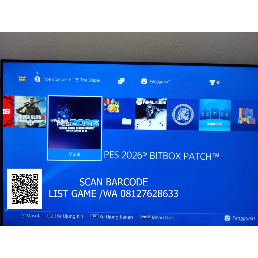 ISI GAME PS4 HEN /PS5 HEN SATUAN