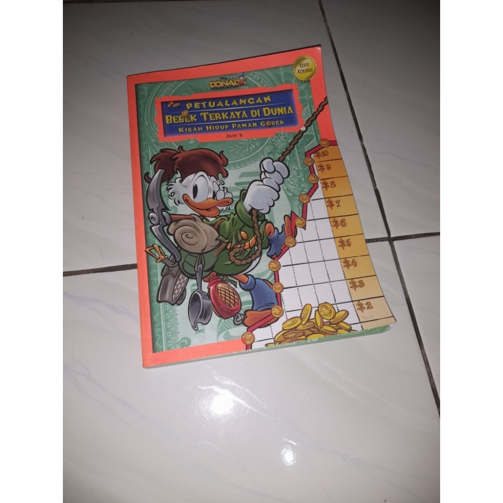Album komik Donal Bebek Edisi Koleksi - Petualangan Bebek Terkaya Di Dunia: Kisah Hidup Paman Gober 