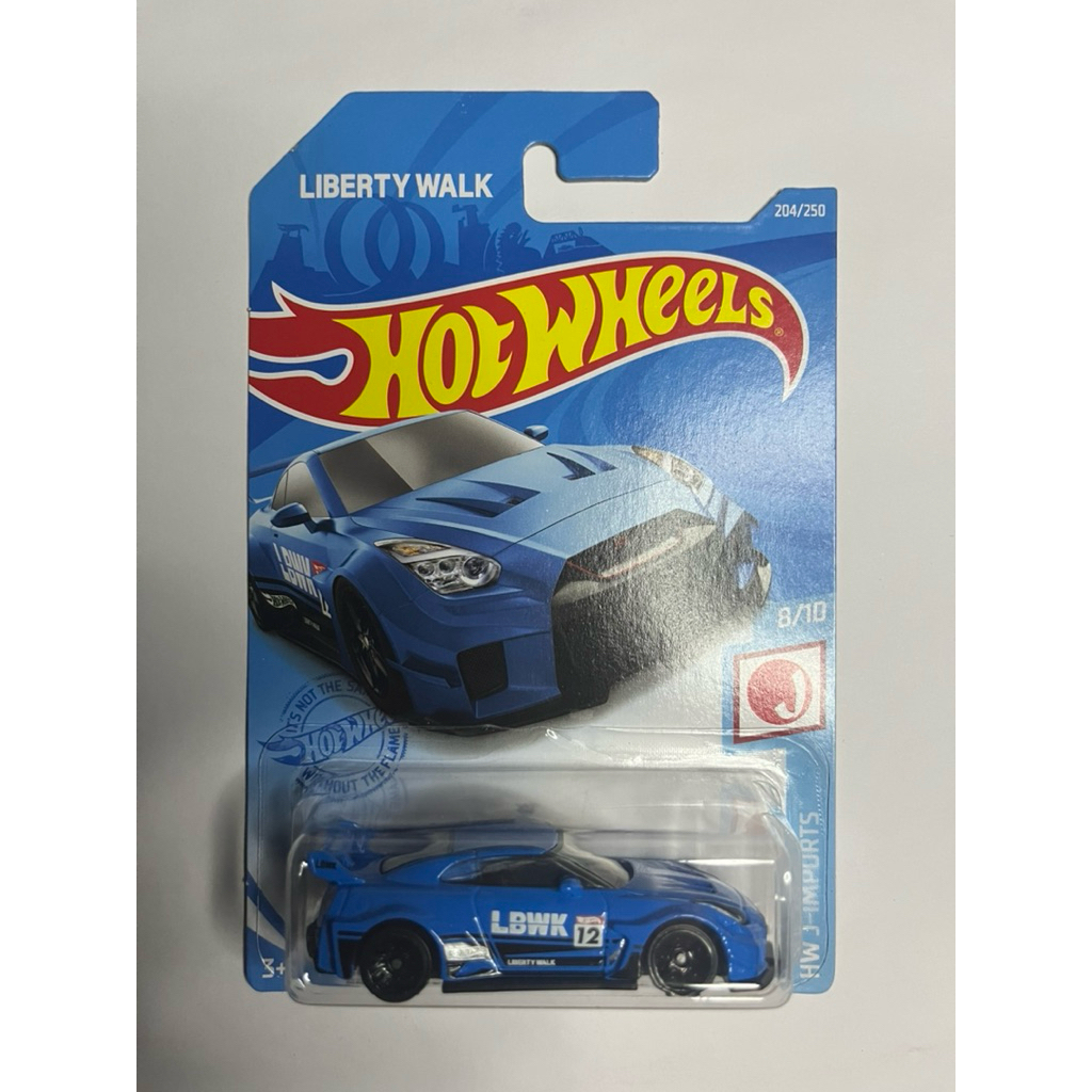 Hotwheels Reguler LB Silhouette Works GT Nissan 35GT-RR Ver.2 Biru (JAPAN CARD)