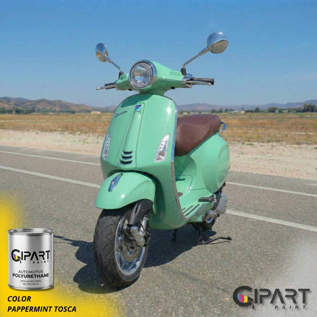 Cat Mobil & Motor CIPART PAINT - PEPPERMINT TOSCA Solid Series Hijau Tosca Pastel PU Premium