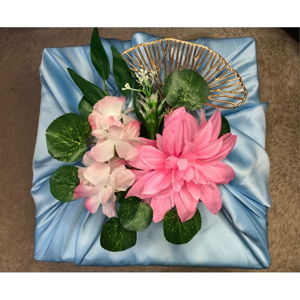 Paket Box Hidden Seserahan Kain Satin