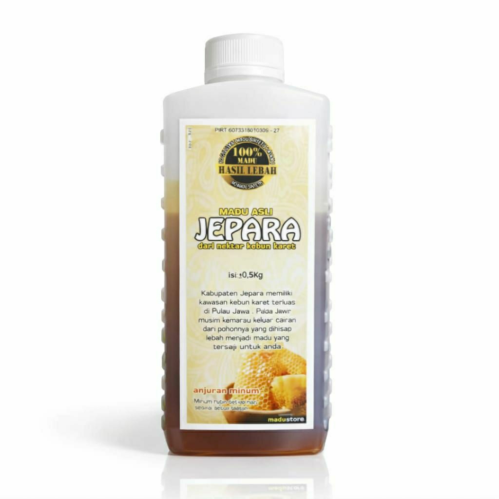 MADU MURNI JEPARA NEKTAR BUNGA KARET | 0,9kg || 100 % MADU ASLI & ALAMI