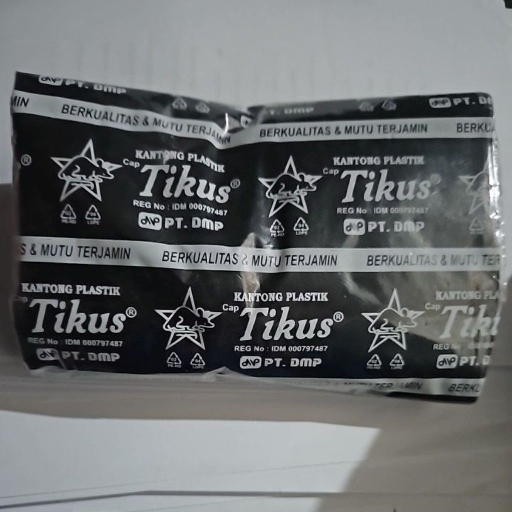kresek tikus ukuran 40x60 tebal 02 warna hitam(besar/jumbo) isi 28