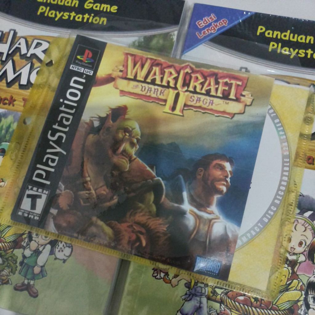 Kaset PS1 WARCRAFT II DARK SAGA Kaset Burning