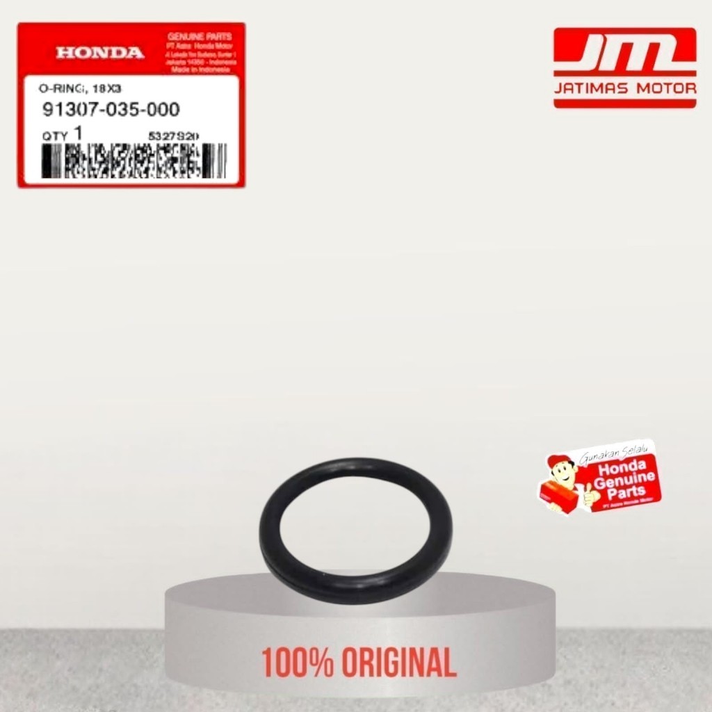 91307-035-000 Oring 18x3 Tutup Oli Mesin Atas Bebek Matic Sport