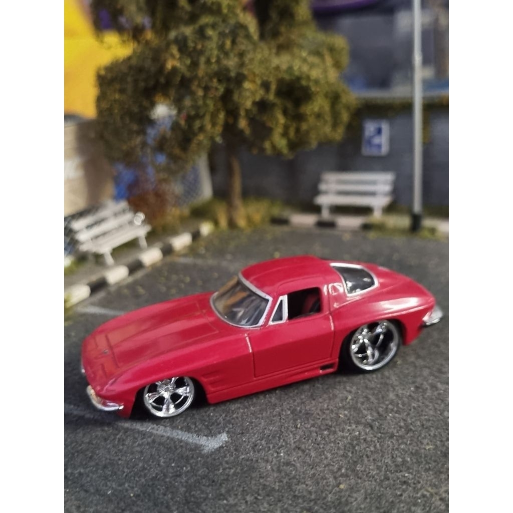 Jada skala 64 loose Corvette stingray