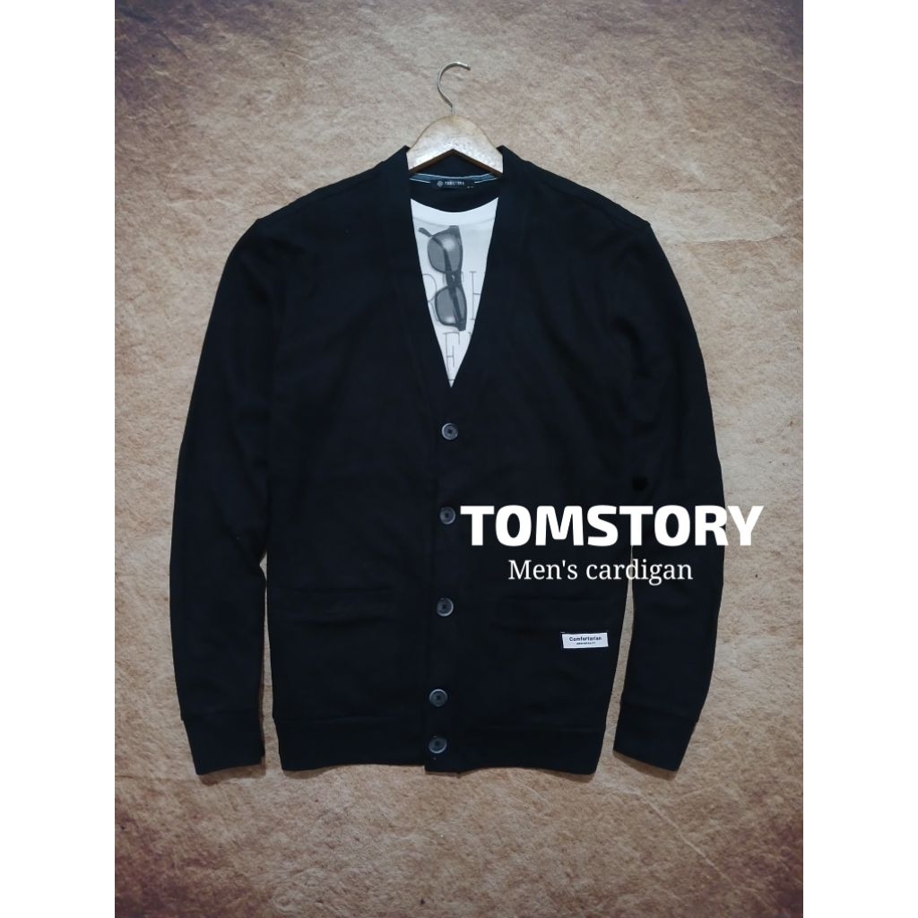 cardigan TOMSTORY bahan katun adem recomend