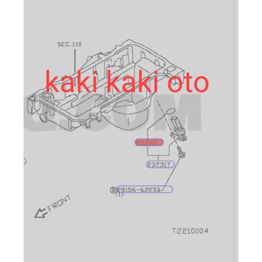 Seal oring sensor crankshaft seal oring sensor ckp as gasket oring mesin oring navara d40 d-40