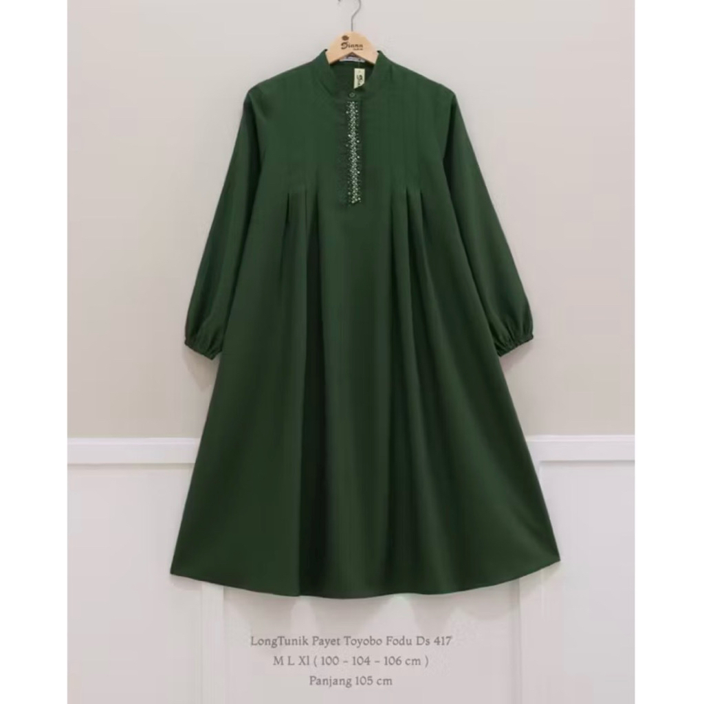 TUNIK CANTIK DETAIL PAYET MEWAH TOYOBO FODU