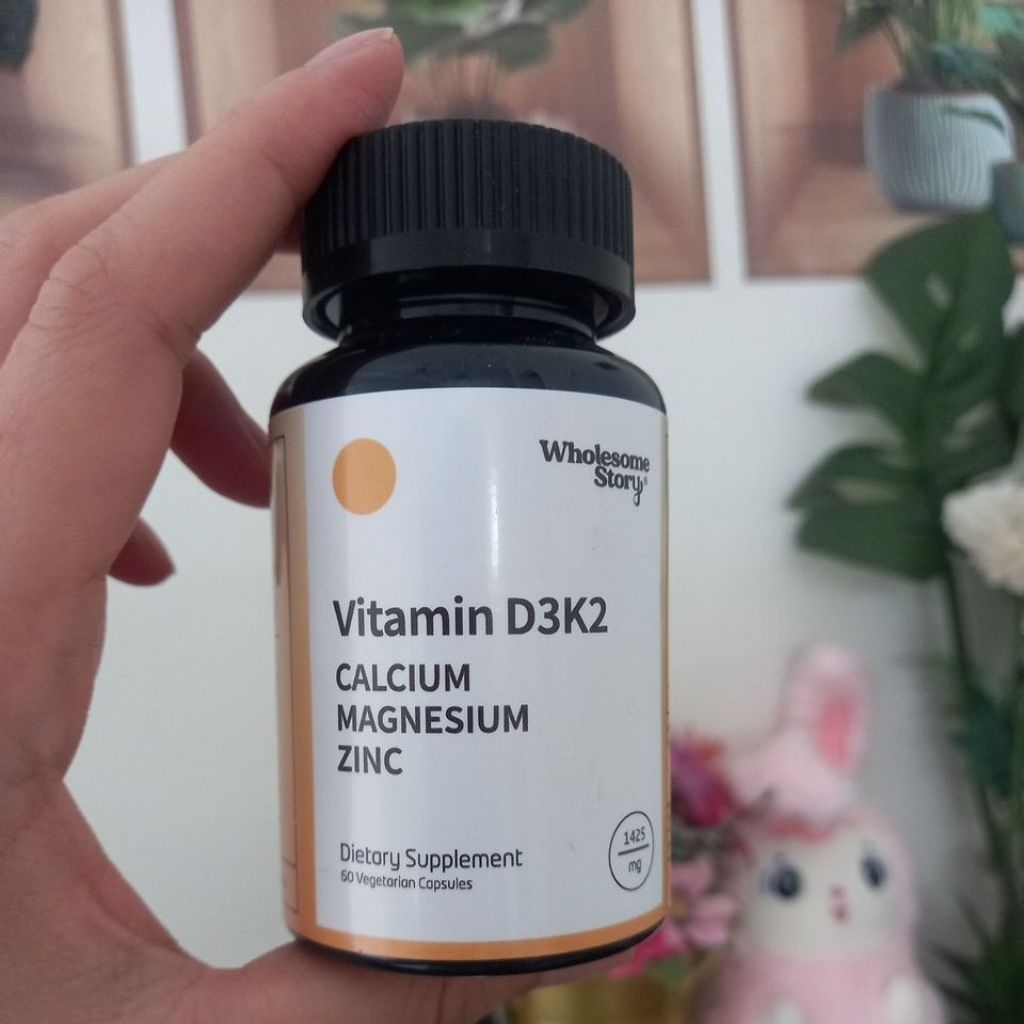 VitaminD D3K2 5000 iu & calcium magnesiun zinc, kesehatan tulang