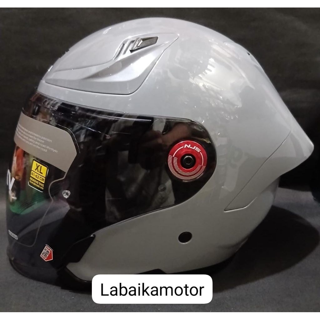 HELM NJS NEOZ XV SOLID HALF FACE - NJS NEOZ XV HALF FACE