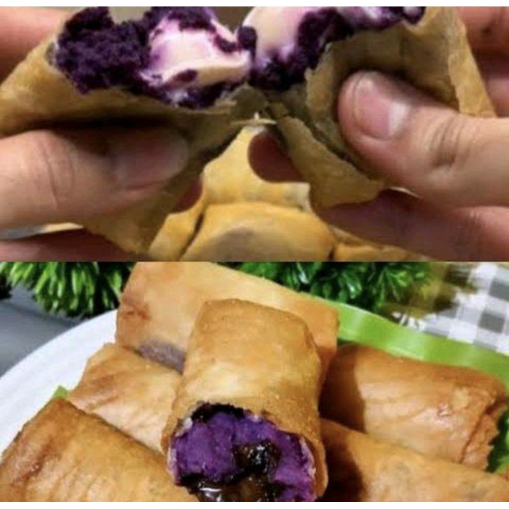 LUMPIA UBI UNGU KEJU LUMER