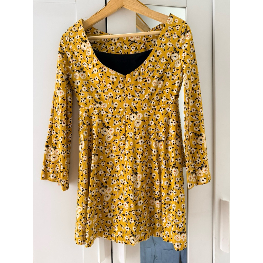 preloved zara blouse/midi summer dress