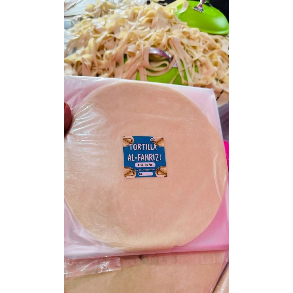 Kulit Kebab Tortila Mini 20 cm - 20 Lembar, Crispy dan Praktis untuk Kebab Mini
