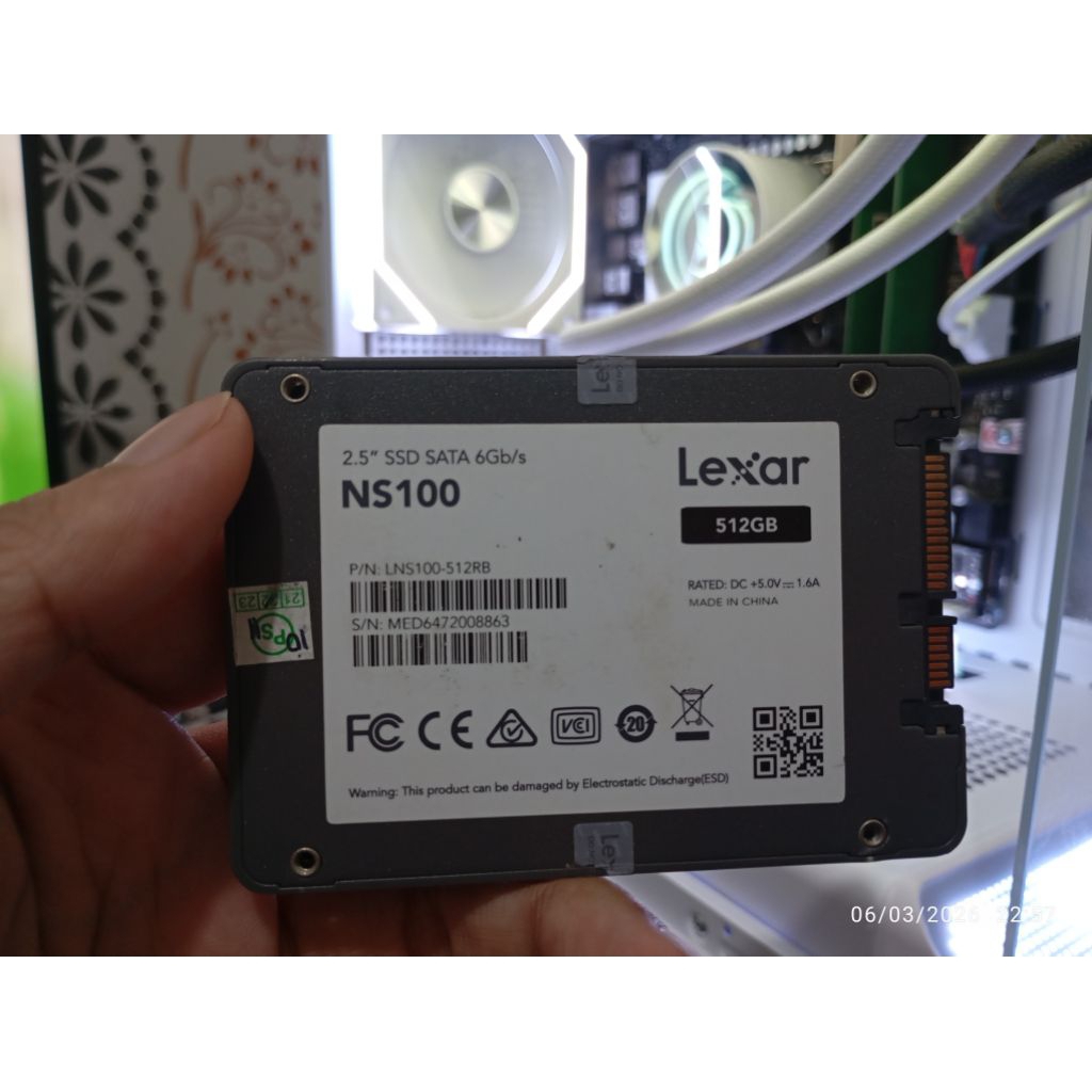 SSD Sata Lexar 512gb original