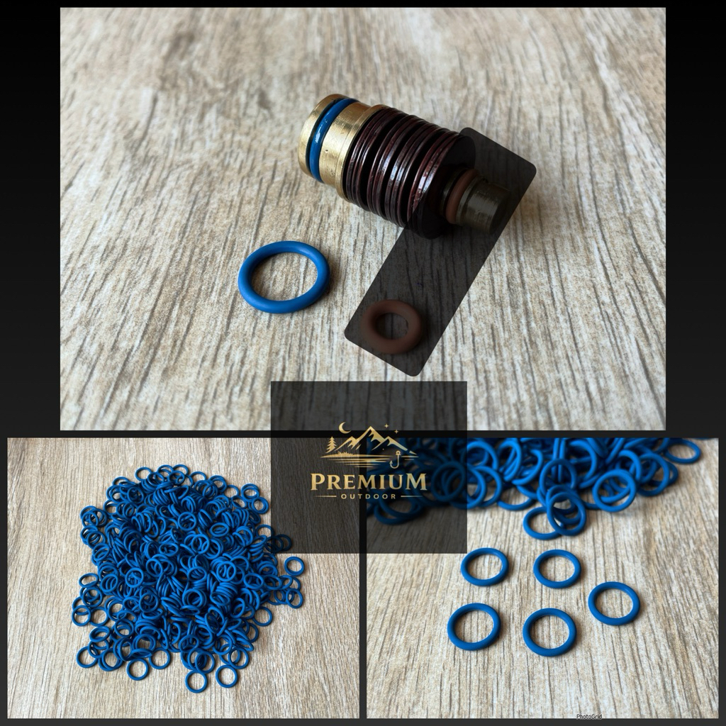 Karet Oring sil piston regulator paintball tahan panas seal fkm import tahan panas oring piston regu