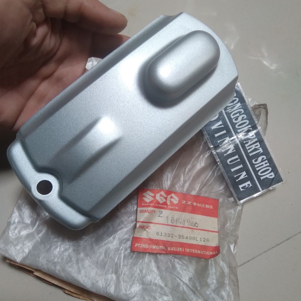 tengkas tutup rante suzuki rc80 rc100 rc 80 100 bravo spirit ori asli nos sgp