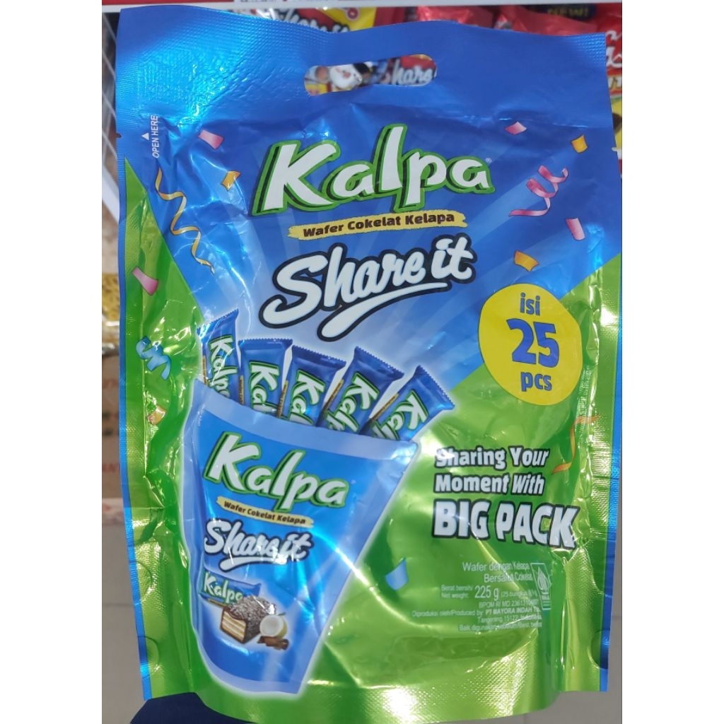 KZ - kalpa share it wafer coklat kelapa isi 25 pcs