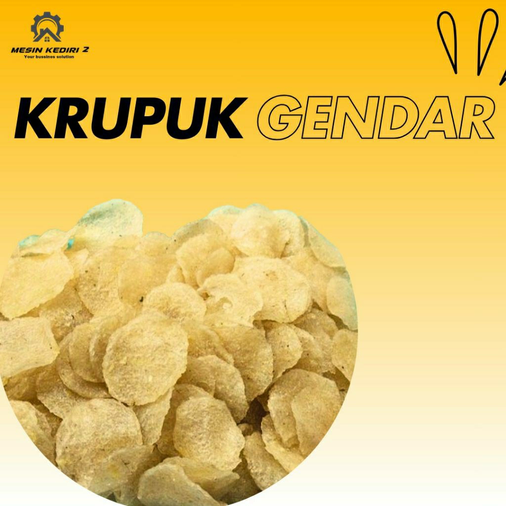 Kerupuk Gendar pecel Madiun