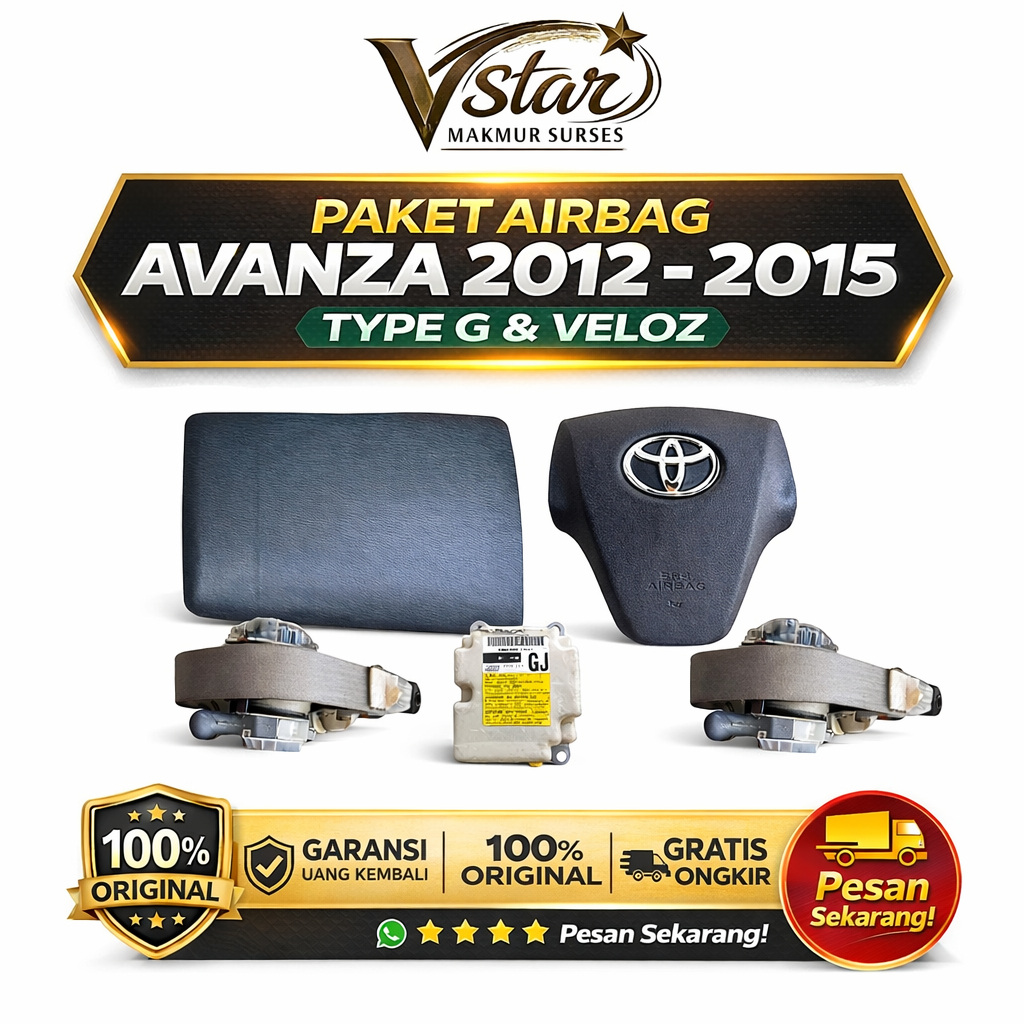 Air Bag Full Set Avanza All New 2012-2015 Tipe G & Veloz
