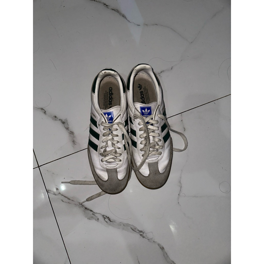 (SECOND) Adidas Samba OG White Green