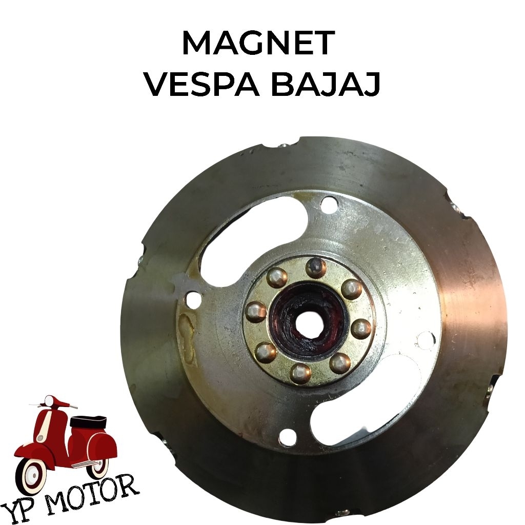 Magnit Magnet Vespa Bajaj Sparepart Aksesoris Variasi Sukucadang Vespa