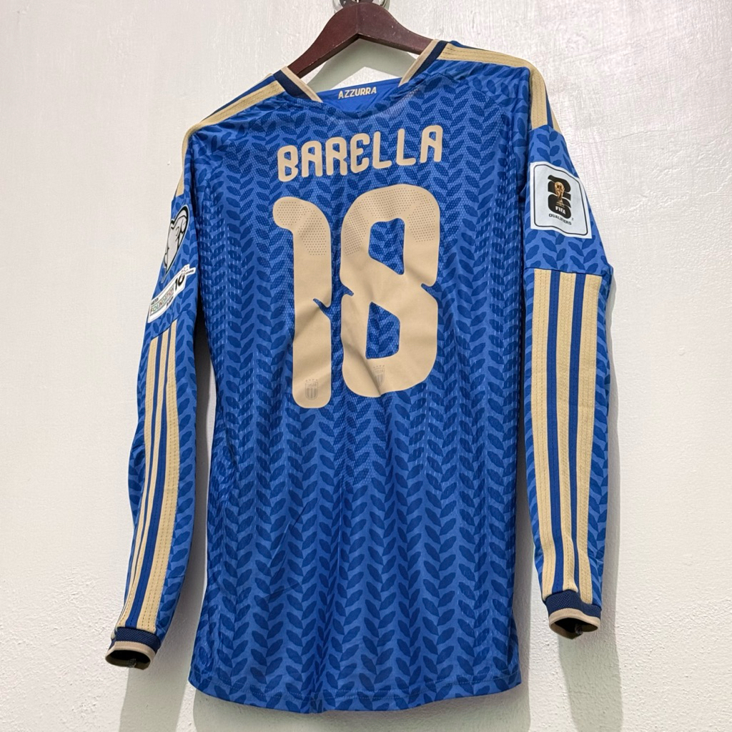 JERSEY ITALY HOME WC 2026 LONGSLEEVE PLAYER ISSUE - BARELLA