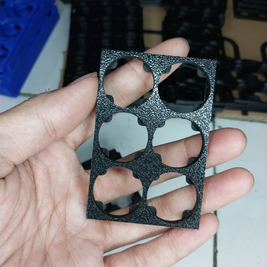 Holder baterai 26650 3x2, holder baterai 26650 2x3 rapi