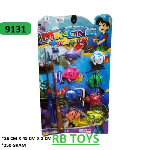 Mainan Edukasi Pancing Ikan Anak 2 Joran 8 Ikan – Seru Dimainkan Bersama 9131