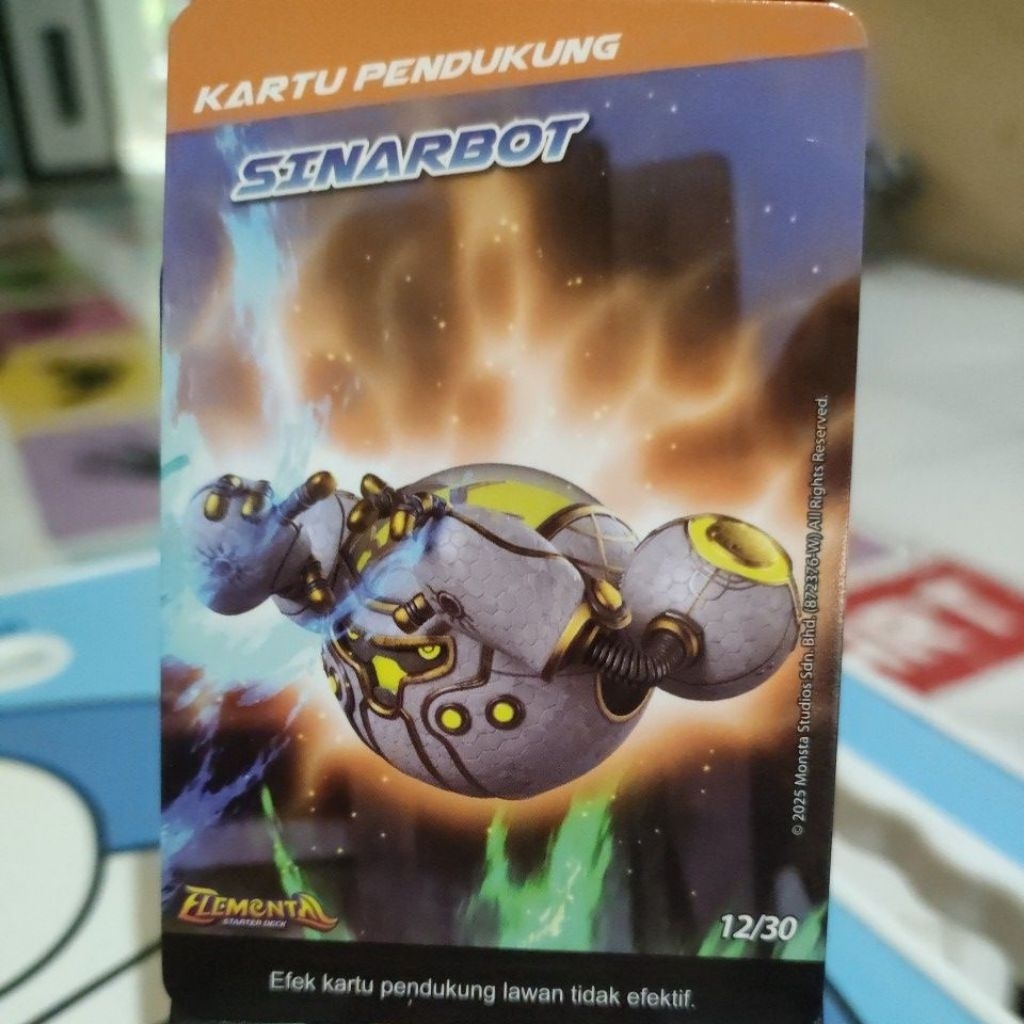 Monsta Galaxy Card Pek Elemental BoBoiBoy Sinarbot Limited Edition