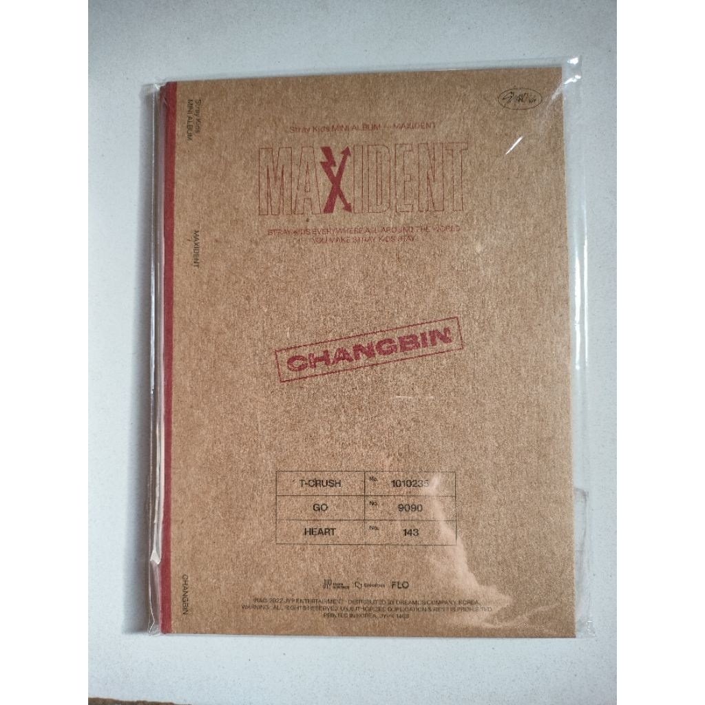 album only STRAY KIDS Maxident case ver