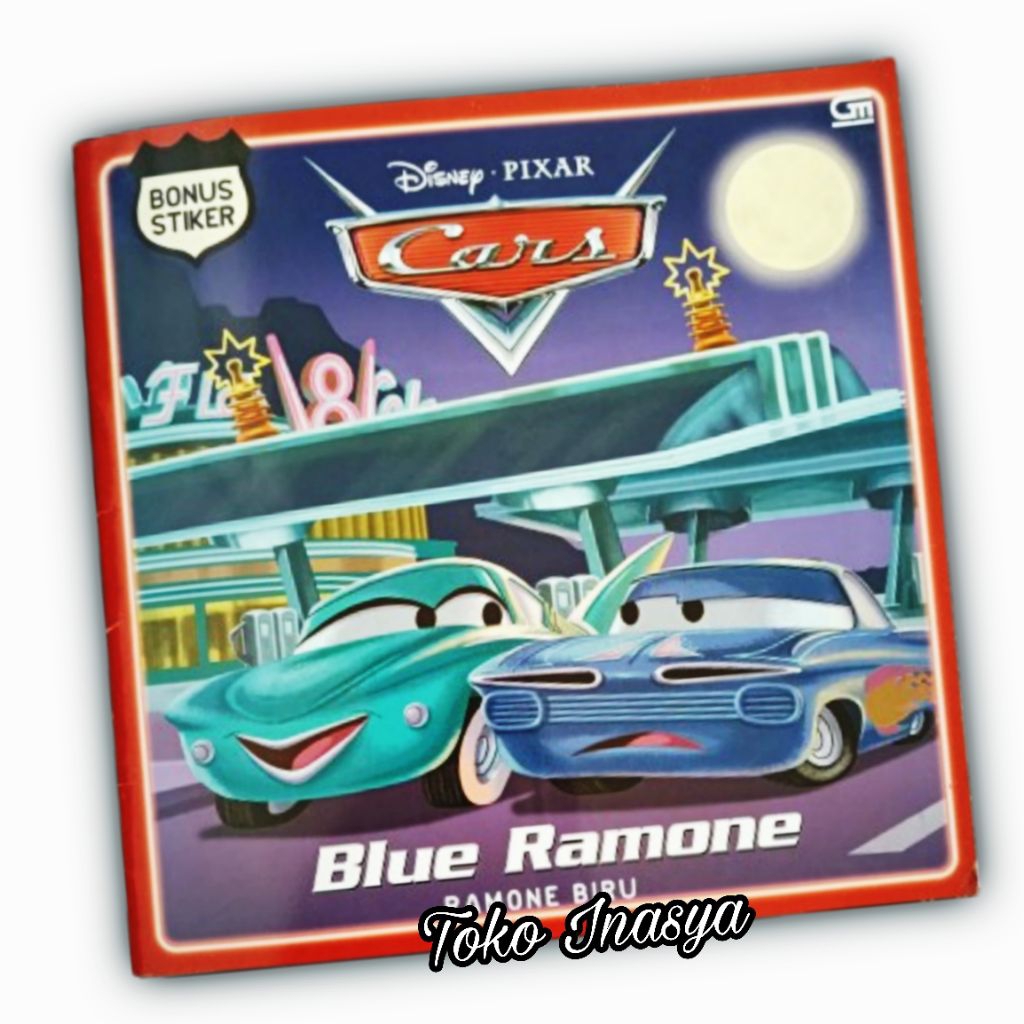 BUKU CARS / BLUE RAMONE (RAMONE BIRU) DISNEY / FULLCOLOR ORIGINAL