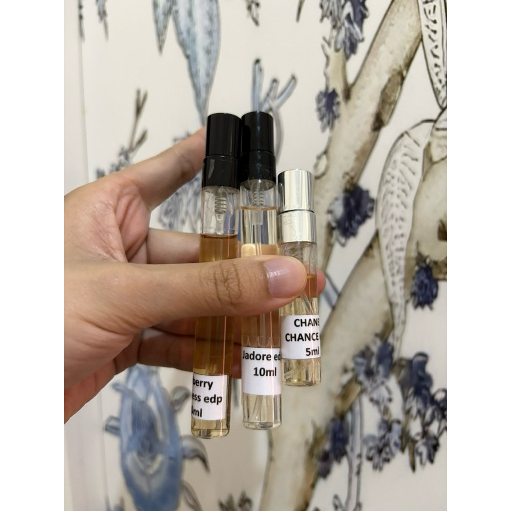 Preloved decant parfum J’adore, Chanel chance