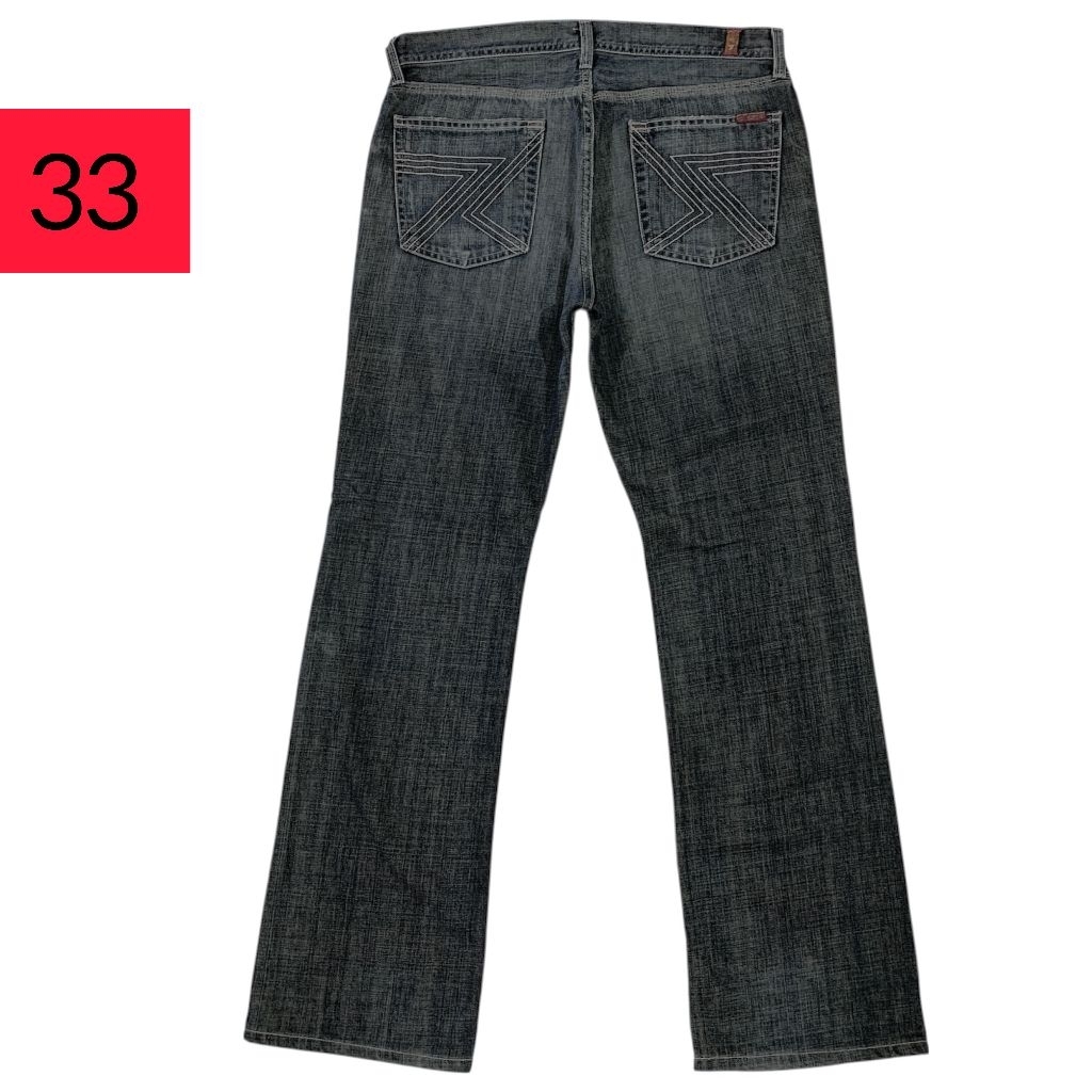 Celana panjang jeans 7 FOR ALL MANKIND flynt Bootcut Made in Mexico ( size 33 )
