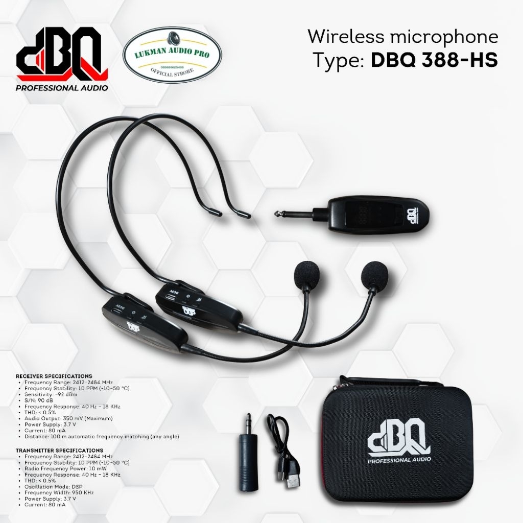 Microphone/Mic wireless Bando DBQ 388-HS Original