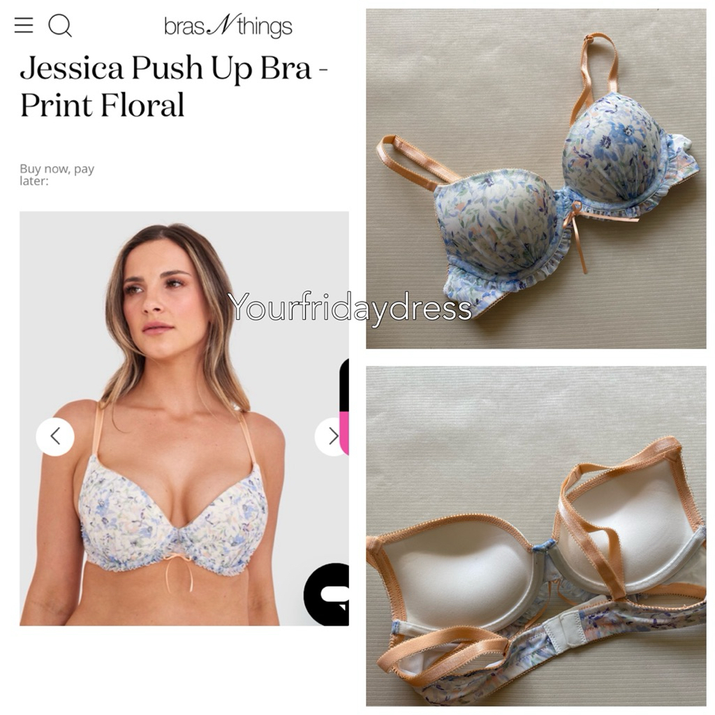 Jessica Push Up Bra from Bra N Things (Australian brand) Be Real Smooth Lace Plunge Bra wired bra pu