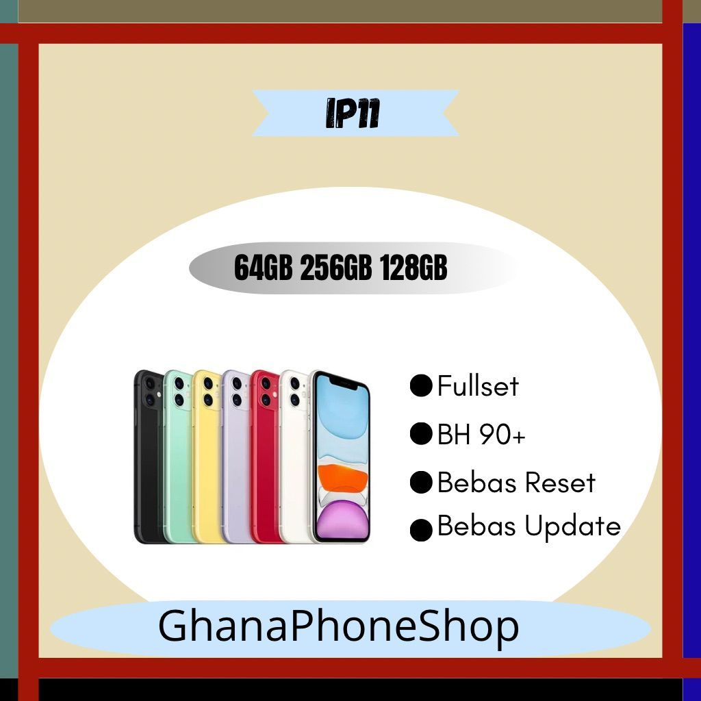 iP 11 64GB 128GB 256GB Second Original Ex inter